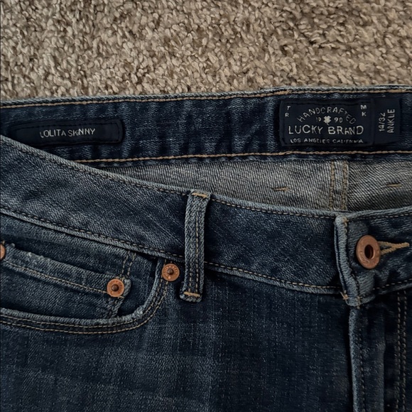 Lucky Brand Lolita Skinny jeans size 14/32 - Picture 4 of 9